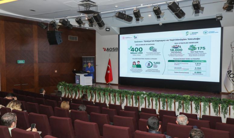 Yeşil Geçişte Finansman Fırsatları AOSB’de Anlatıldı